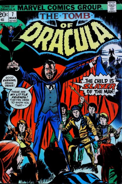 Couverture de TOMB OF DRACULA (1972) #7 - par Larry Lieber - lecubeacomics.com