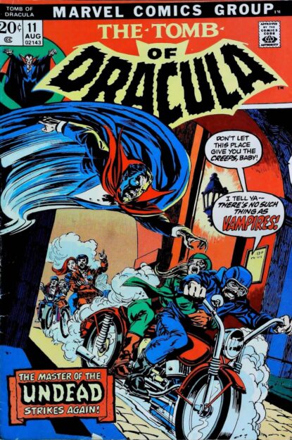 Couverture de TOMB OF DRACULA (1972) #11 - par Frank Brunner - lecubeacomics.com