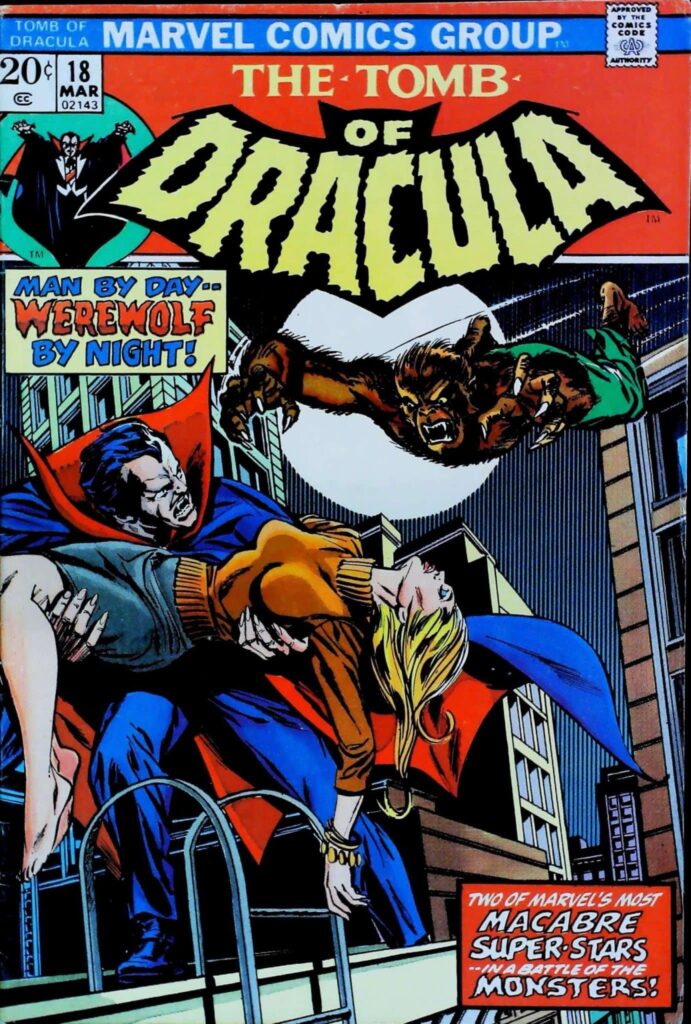 Tomb Of Dracula #18, vue de l'exemplaire