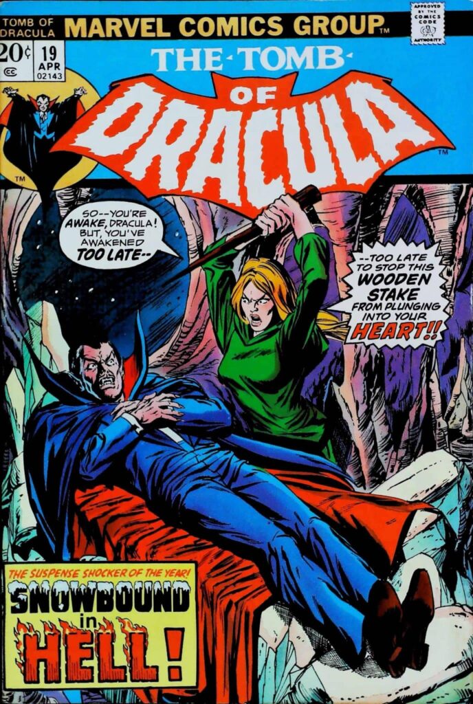 Tomb Of Dracula #19, vue de l'exemplaire
