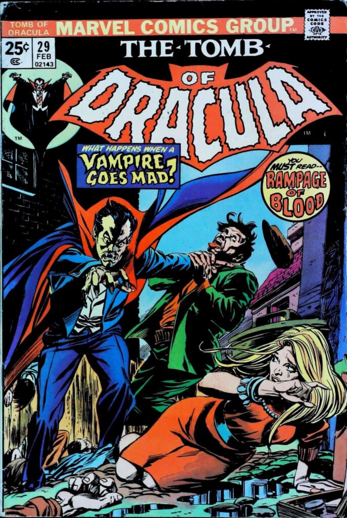 Tomb Of Dracula #29, vue de l'exemplaire