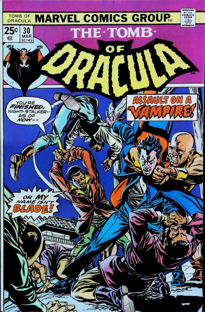 Tomb Of Dracula #30, vue de l'exemplaire