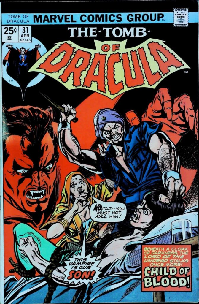 Tomb Of Dracula #31, vue de l'exemplaire