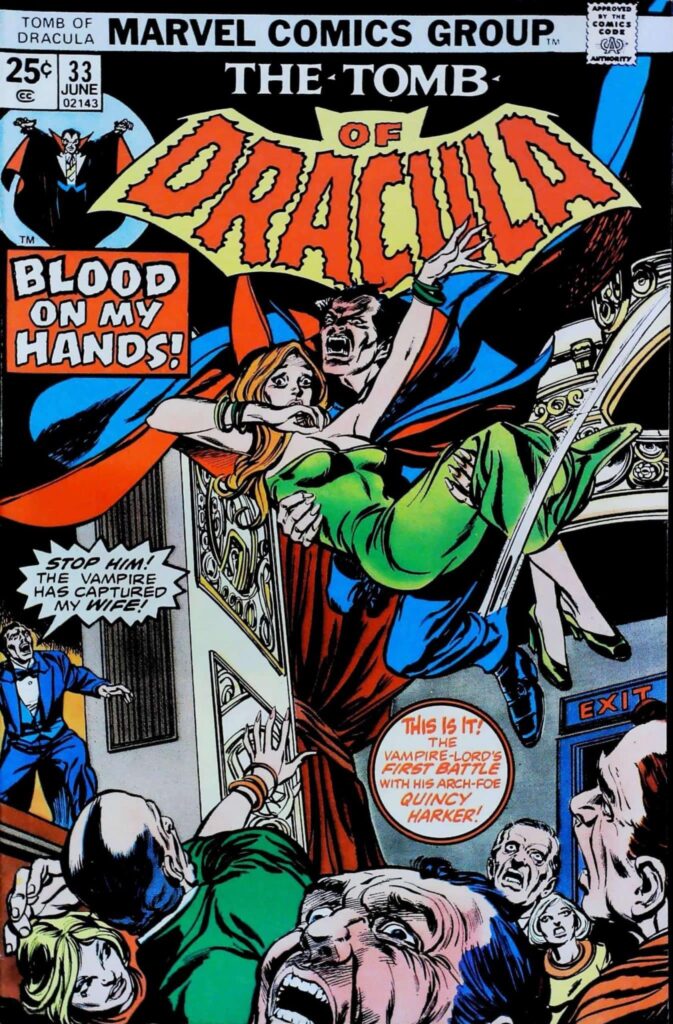 Tomb Of Dracula #33, vue de l'exemplaire