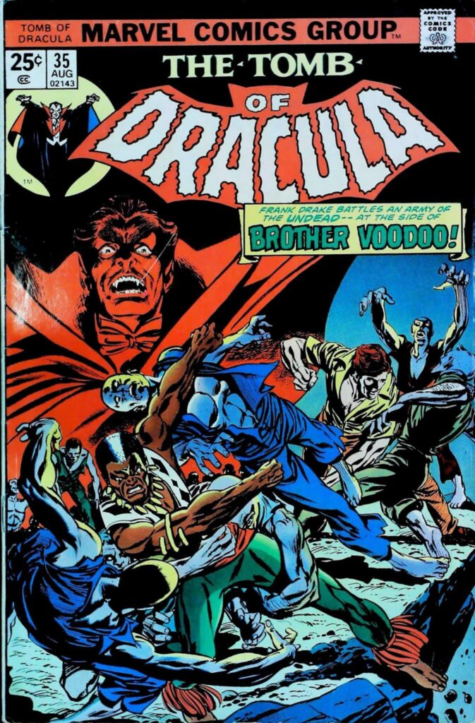 Tomb Of Dracula #35, vue de l'exemplaire