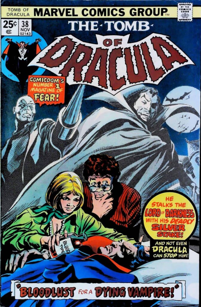 Tomb Of Dracula #38, vue de l'exemplaire