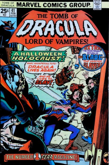 Couverture de TOMB OF DRACULA (1972) #41 - par Gene Colan - lecubeacomics.com