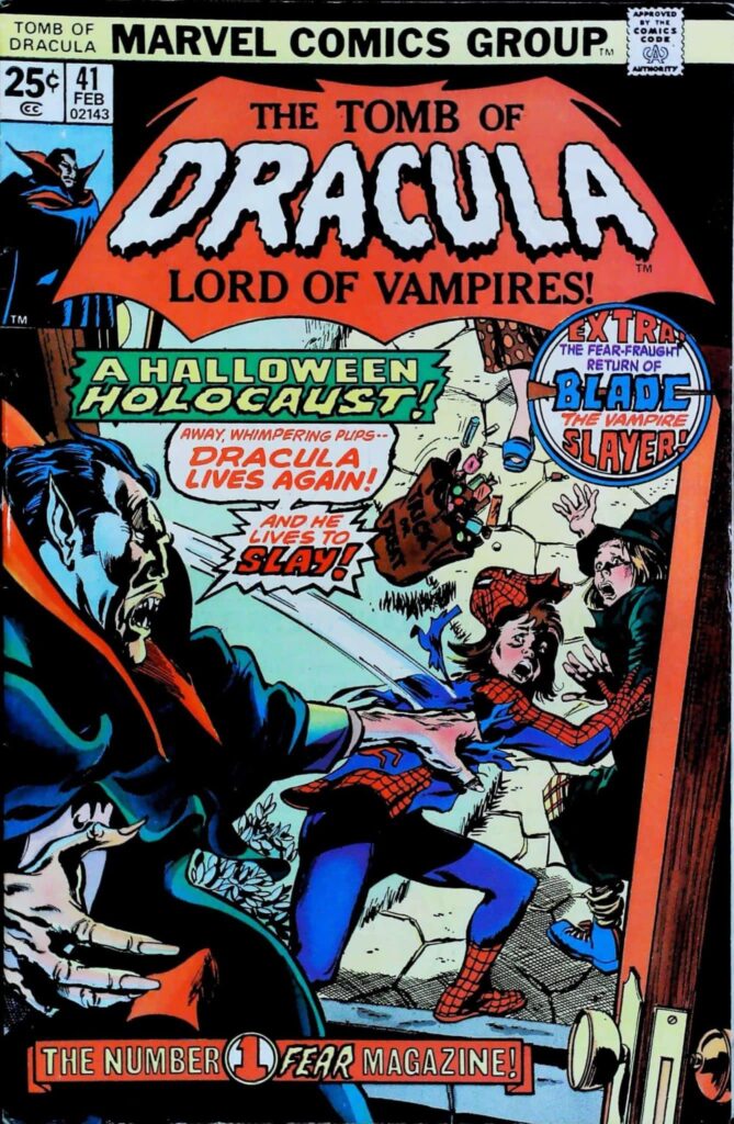 Tomb Of Dracula #41, vue de l'exemplaire