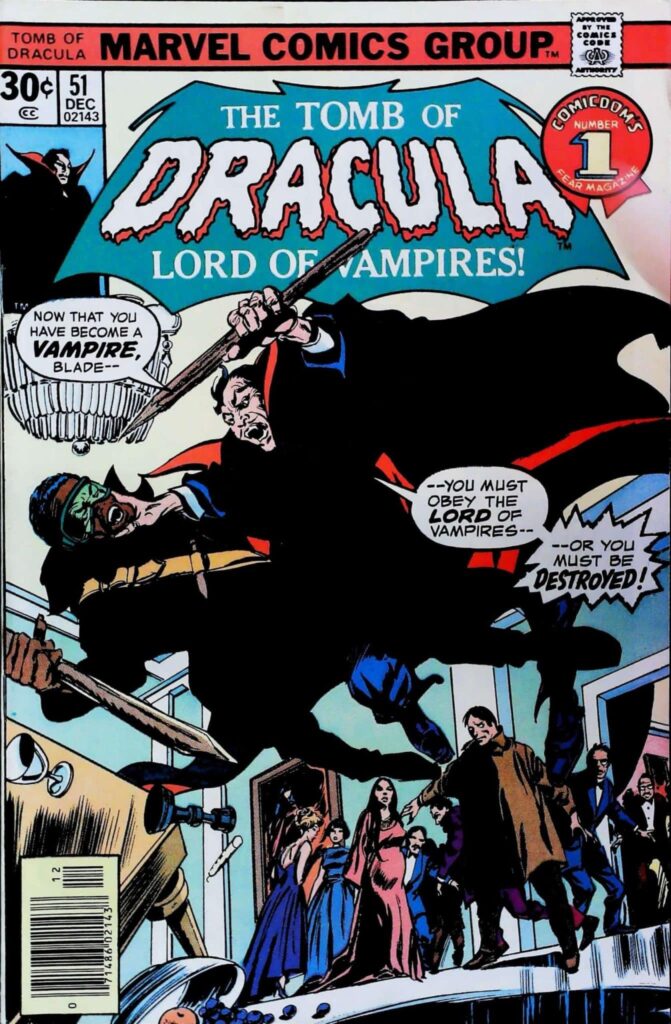 Tomb Of Dracula #51, vue de l'exemplaire