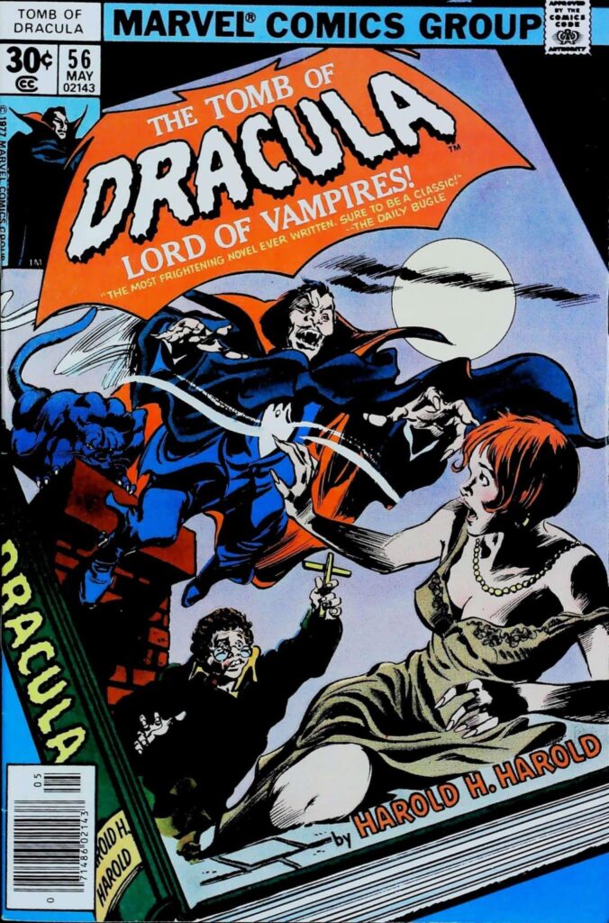Tomb Of Dracula #56, vue de l'exemplaire