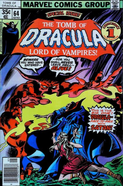 Couverture de TOMB OF DRACULA (1972) #64 - par Gene Colan - lecubeacomics.com