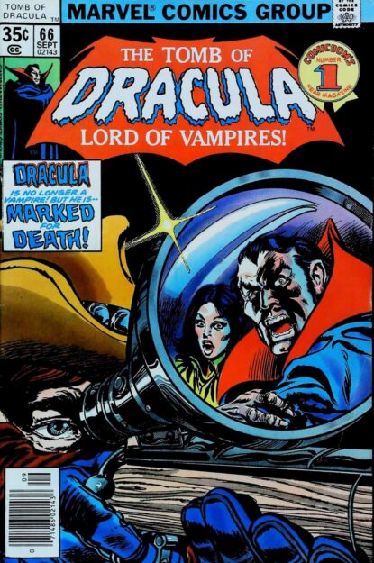 Couverture de TOMB OF DRACULA (1972) #66 - par Gene Colan - lecubeacomics.com