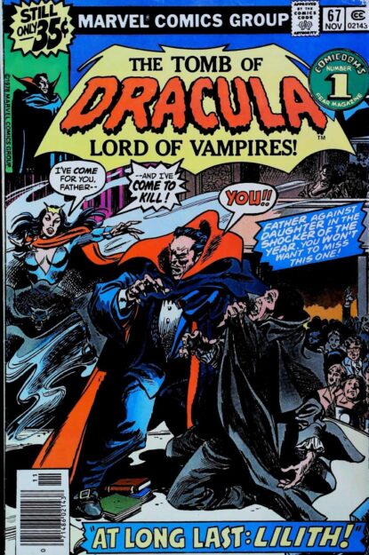 Couverture de TOMB OF DRACULA (1972) #67 - par Gene Colan - lecubeacomics.com