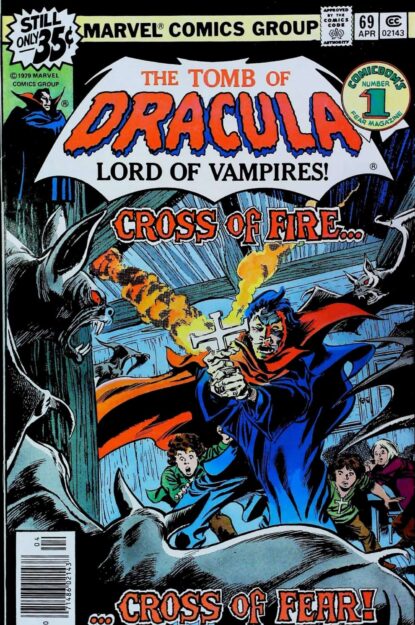 Couverture de TOMB OF DRACULA (1972) #69 - par Gene Colan - lecubeacomics.com