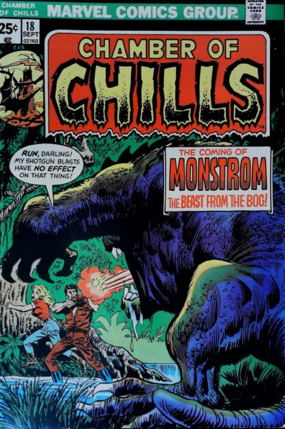 Couverture de CHAMBER OF CHILLS (1972) #18 - par Ron Wilson - lecubeacomics.com