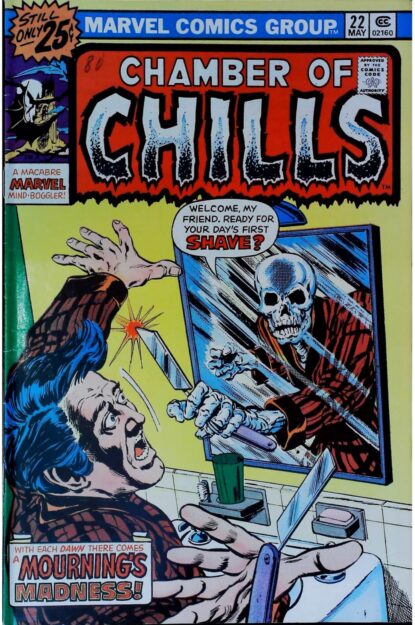 Couverture de CHAMBER OF CHILLS (1972) #22 - par Larry Lieber - lecubeacomics.com
