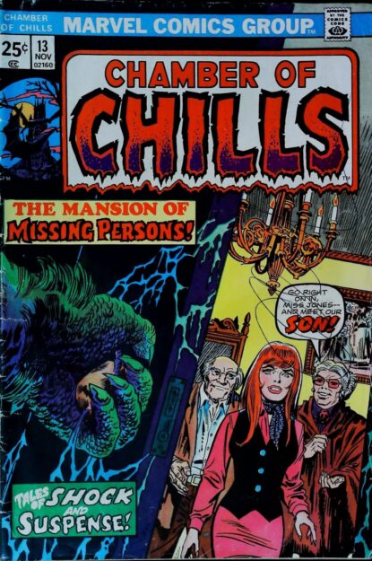 CHAMBER OF CHILLS (1972) #13 - VG 4.0 : BALLPOINT ON COVER - Marvel - lecubeacomics.com Couverture de CHAMBER OF CHILLS (1972) #13 - VG 4.0 : BALLPOINT ON COVER - par Frank Giacoia - lecubeacomics.com