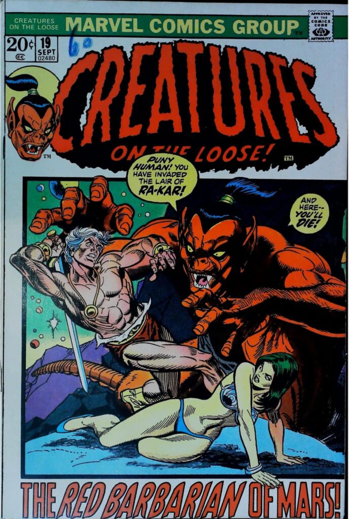 Creatures On The Loose #19, vue de l'exemplaire