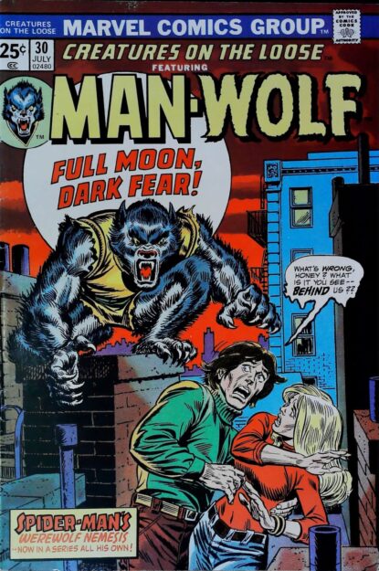 Couverture de CREATURES ON THE LOOSE (1970) #30 - par Gil Kane - lecubeacomics.com