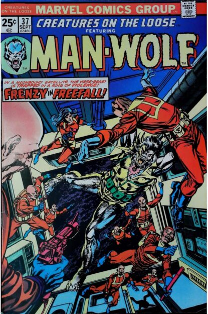 Couverture de CREATURES ON THE LOOSE (1970) #37 - par Gil Kane - lecubeacomics.com