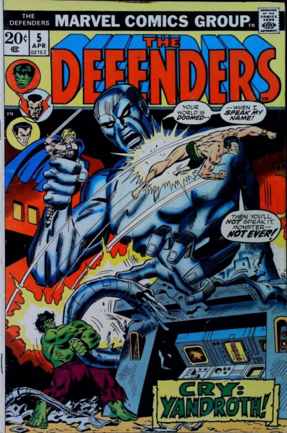 Couverture de DEFENDERS (1972) #5 - par Morrie Kuramoto - lecubeacomics.com