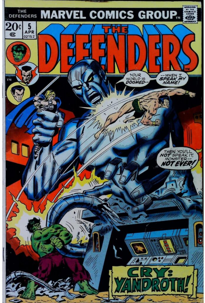 Defenders #5, vue de l'exemplaire
