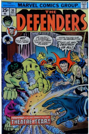 Couverture de DEFENDERS (1972) #30 - par Ron Wilson - lecubeacomics.com