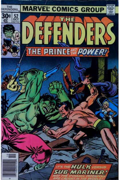Couverture de DEFENDERS (1972) #52 - par Gil Kane - lecubeacomics.com