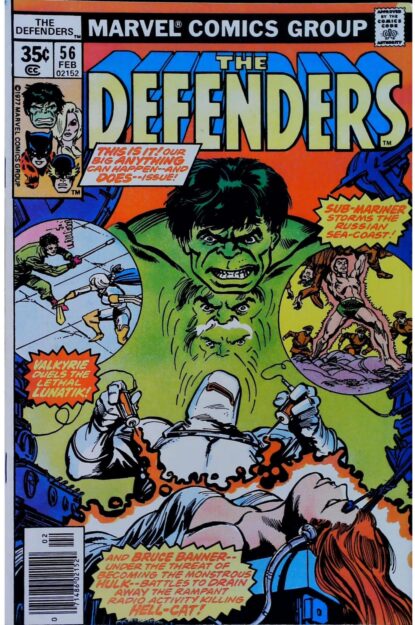 Couverture de DEFENDERS (1972) #56 - par Carmine Infantino - lecubeacomics.com