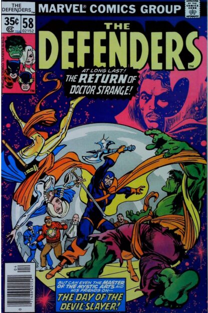 Couverture de DEFENDERS (1972) #58 - par Ed Hannigan - lecubeacomics.com
