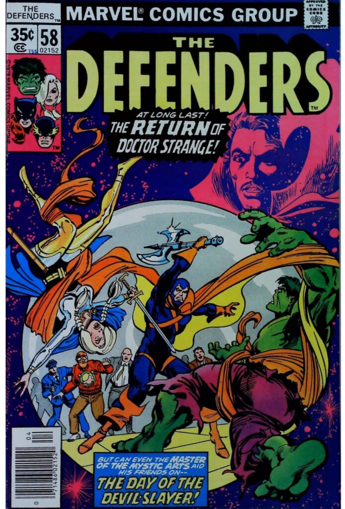 Defenders #58, vue de l'exemplaire