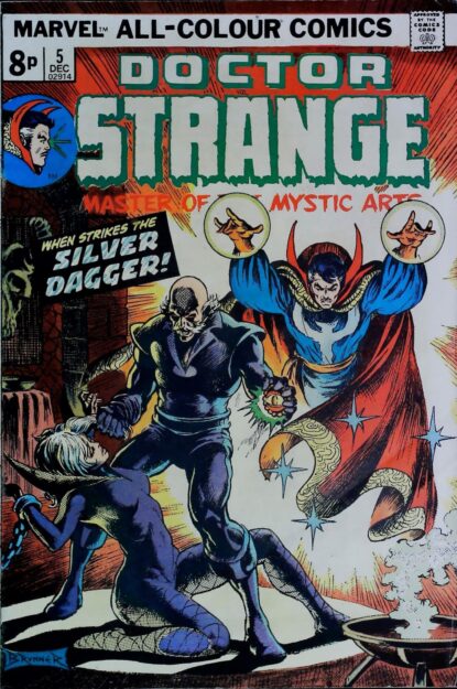 DOCTOR STRANGE (1974) #5 - Marvel - lecubeacomics.com Couverture de DOCTOR STRANGE (1974) #5 - par Frank Brunner - lecubeacomics.com