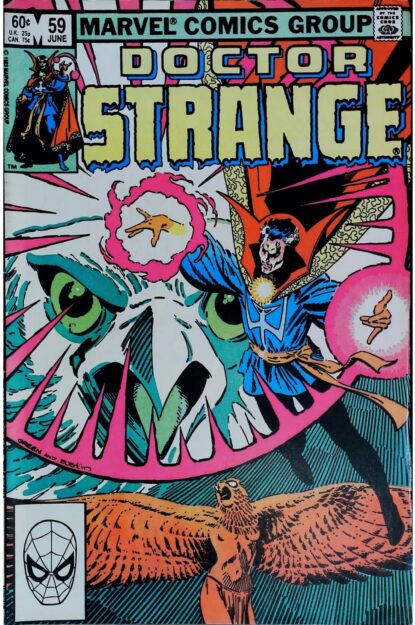 Couverture de DOCTOR STRANGE (1974) #59 - par Dan Green - lecubeacomics.com