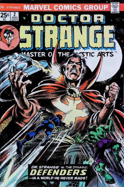 Couverture de DOCTOR STRANGE (1974) #2 - par Frank Brunner - lecubeacomics.com