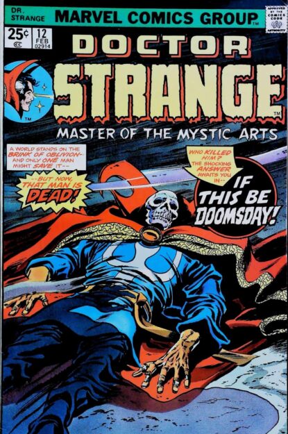 Couverture de DOCTOR STRANGE (1974) #12 - par Dan Crespi - lecubeacomics.com