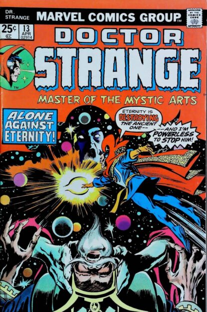 Couverture de DOCTOR STRANGE (1974) #13 - par Dan Crespi - lecubeacomics.com