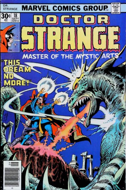 Couverture de DOCTOR STRANGE (1974) #18 - par Gene Colan - lecubeacomics.com