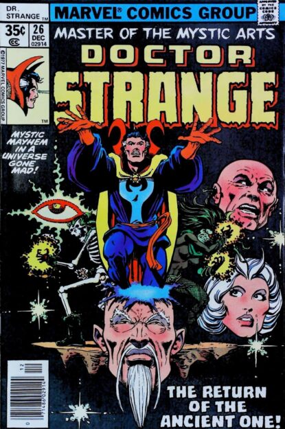 Couverture de DOCTOR STRANGE (1974) #26 - par Jim Starlin - lecubeacomics.com