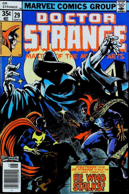 Couverture de DOCTOR STRANGE (1974) #29 - par Frank Brunner - lecubeacomics.com