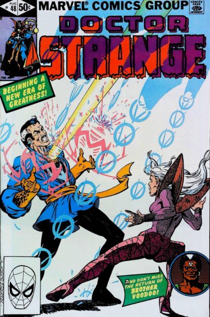 DOCTOR STRANGE (1974) #48 - Marvel - lecubeacomics.com Couverture de DOCTOR STRANGE (1974) #48 - par Marshall Rogers - lecubeacomics.com