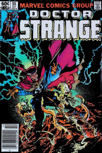 Couverture de DOCTOR STRANGE (1974) #55 - par Michael Golden - lecubeacomics.com