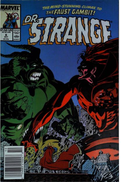 Couverture de DOCTOR STRANGE SORCERER SUPREME (1988) #8 - par Jackson Butch Guice - lecubeacomics.com
