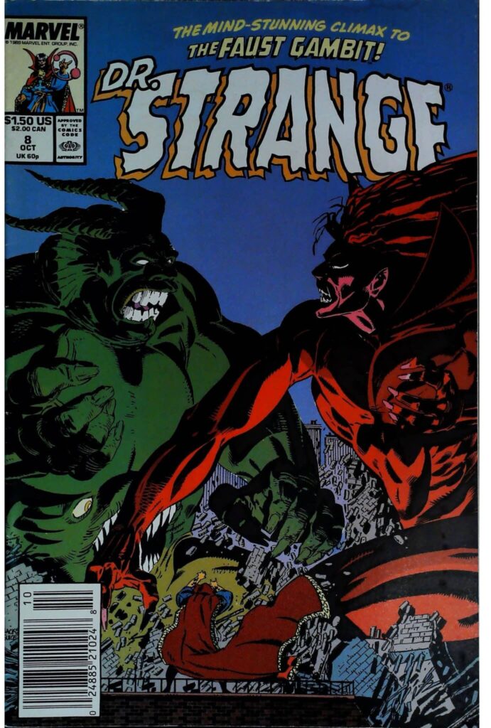 Doctor Strange Sorcerer Supreme #8, vue de l'exemplaire