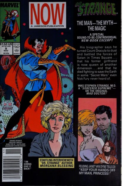 Couverture de DOCTOR STRANGE SORCERER SUPREME (1988) #9 - par Jackson Butch Guice - lecubeacomics.com