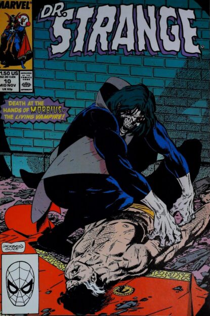 Couverture de DOCTOR STRANGE SORCERER SUPREME (1988) #10 - par Jackson Butch Guice - lecubeacomics.com