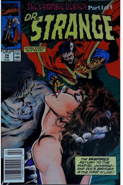 Couverture de DOCTOR STRANGE SORCERER SUPREME (1988) #14 - par Jackson Butch Guice - lecubeacomics.com