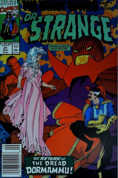 Couverture de DOCTOR STRANGE SORCERER SUPREME (1988) #21 - par Jackson Butch Guice - lecubeacomics.com