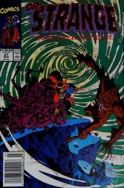 Couverture de DOCTOR STRANGE SORCERER SUPREME (1988) #27 - par Chris Marrinan - lecubeacomics.com