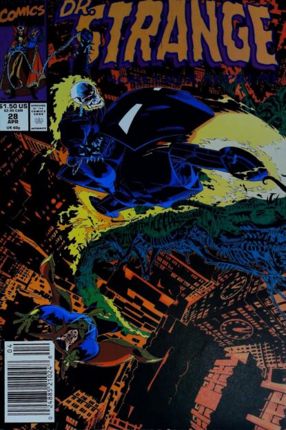 Couverture de DOCTOR STRANGE SORCERER SUPREME (1988) #28 - par Chris Marrinan - lecubeacomics.com