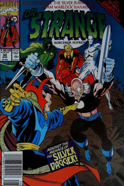 Couverture de DOCTOR STRANGE SORCERER SUPREME (1988) #32 - par Chris Marrinan - lecubeacomics.com